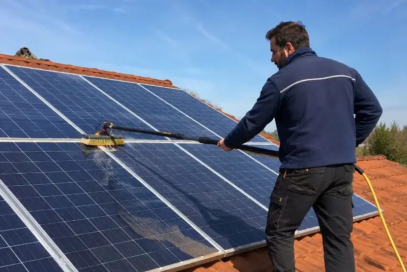 Nettoyage et entretien de panneaux solaires à Beaufort-en-Anjou